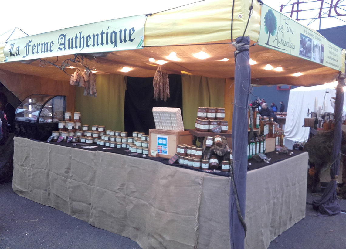 Le stand de La Ferme Authentique