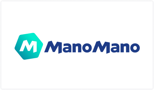 Logo ManoMano fond blanc