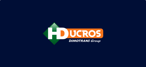 Logo HDucros avec fond bleu