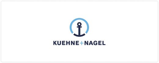 Logo Kuehne + Nagel avec fond blanc