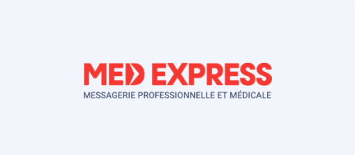 Logo med express gris