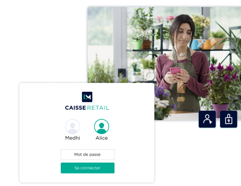Authentification et droits vendeurs sur votre caisse LM Caisse Retail