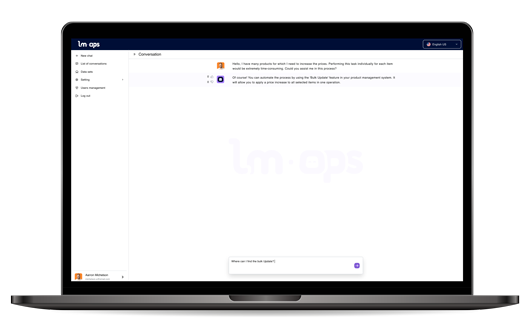 laptop-lm-ops LM Ops user interface
