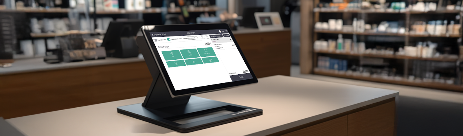 Caisse enregistreuse connectée